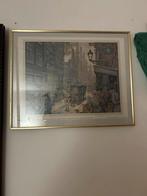 Ter ere van Anton Pieck Schilderij 1985, Antiek en Kunst, Ophalen of Verzenden