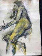 NIEUW! Tekening Paul Groenenberg, april ‘10,70x100cm,€26,99, Antiek en Kunst, Kunst | Schilderijen | Modern, Ophalen of Verzenden