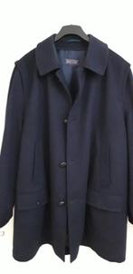 Wollen donkerblauwe jas in maat 54, Kleding | Heren, Jassen | Winter, Ophalen of Verzenden, Maat 52/54 (L), Blauw