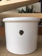 Delfts witte vintage bloempotten diverse maten binnen potten, Rond, Binnen, Ophalen of Verzenden, Zo goed als nieuw