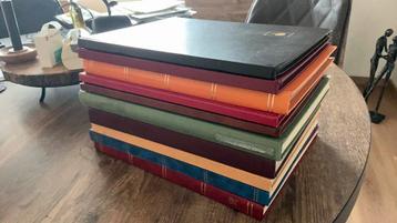 Verzameling van 10 nog nette/lege stockboeken beschikbaar voor biedingen