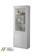 Buffet-Vitrinekast Forever Chrome hoogglans zwart 1 deur-AAN, Ophalen of Verzenden, Nieuw, 25 tot 50 cm, 150 tot 200 cm