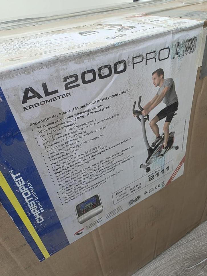 Hometrainer AL2000 Pro - Ergometer - Nieuw in doos!!, Sport en Fitness, Gezondheidsproducten en Wellness, Nieuw, Overige typen