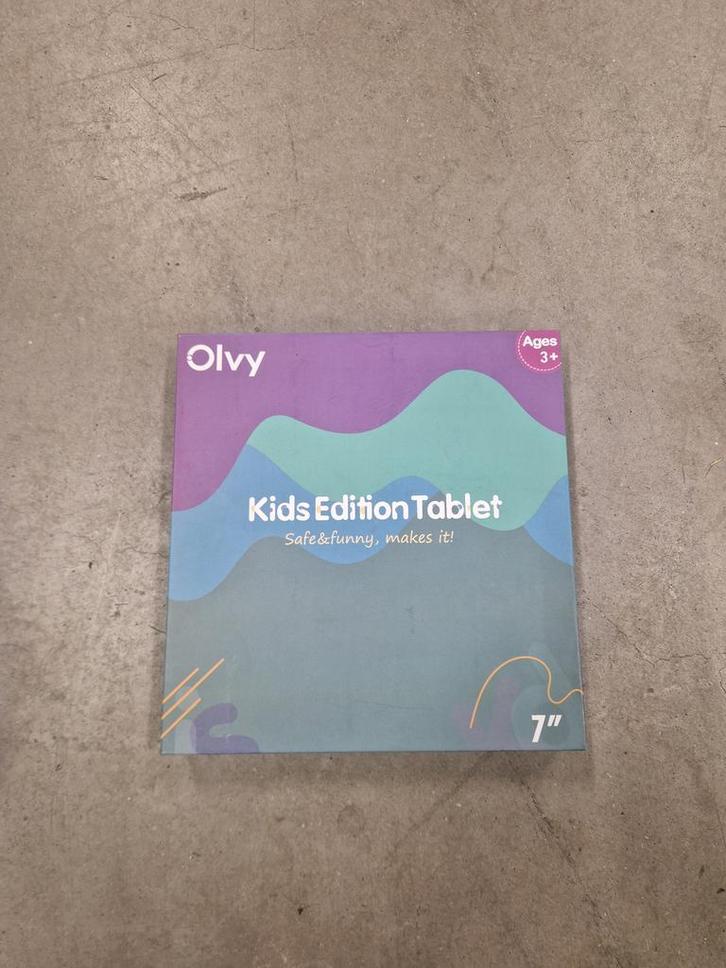 Olvy Kindertablet - 96GB - Ouder Control App - 7 Inch, Computers en Software, Apple iPads, Zo goed als nieuw, Overige modellen