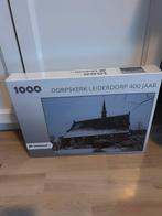 Puzzel Leiderdorp Dorpskerk 1000 stukjes - Nieuw!, Ophalen of Verzenden, 500 t/m 1500 stukjes, Nieuw, Legpuzzel