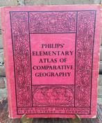 PHILIPS'ELEMETARY ATLAS. 1950. HC. Engelstalig., Overige atlassen, Zo goed als nieuw, 1800 tot 2000, Wereld