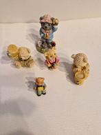 Set van 5 Schattige Beeldjes - Beren, Ophalen of Verzenden, Zo goed als nieuw, Dier