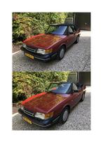 Saab 900 2.0 I 16 Cabrio U9 1989 Rood, Voorwielaandrijving, 1280 kg, 4 cilinders, Cabriolet