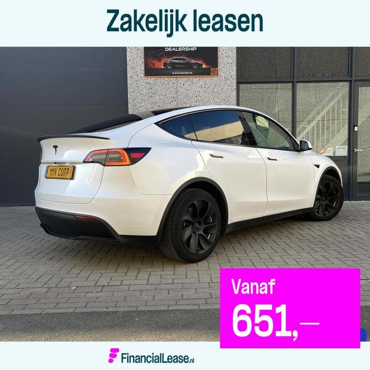 Tesla Model Y RWD + MMX PACK, Auto's, Tesla, Bedrijf, Lease, Financial lease, Model Y, ABS, Achteruitrijcamera, Adaptive Cruise Control