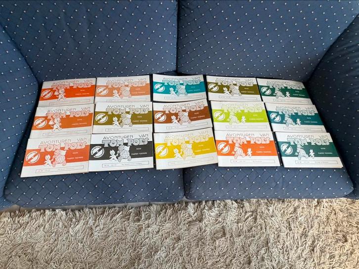 15X Vintage Tom Poes Marten Toonder, Boeken, Stripboeken, Gelezen, Meerdere stripboeken, Ophalen of Verzenden
