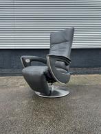 Elektrische leren prominent relax fauteuil / relaxstoel, Ophalen of Verzenden, Zo goed als nieuw, Nvt, Nvt