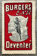 antieke sluitzegel ENR Burgers rijwielen Deventer, Ophalen of Verzenden, Gebruikt