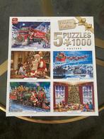 Christmas Collection puzzels - 5 x 1000 stukjes, Hobby en Vrije tijd, Ophalen of Verzenden, Zo goed als nieuw