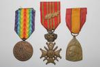 Oorlogsmedailles medailles België 1914-1918, Verzamelen, Ophalen of Verzenden, Landmacht, Overige gebieden, Lintje, Medaille of Wings