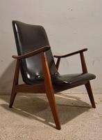 Vintage, design fauteuil Louis van Teeffelen. Jaren 60, Huis en Inrichting, Fauteuils, Ophalen, Minder dan 75 cm, 50 tot 75 cm