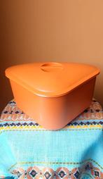 Vintage tupperware oranje 70s driehoek bak 28 x 20 cm, Ophalen of Verzenden, Zo goed als nieuw, Oranje, Schaal