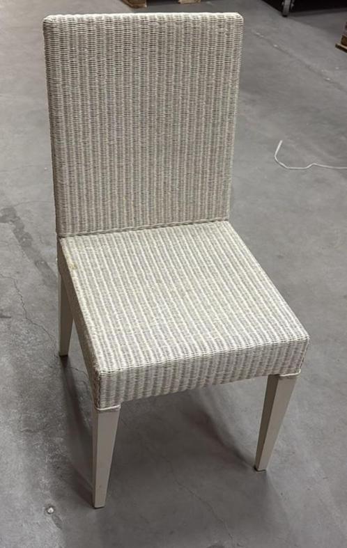 6 rotan stoelen Vincent Sheppard, Huis en Inrichting, Stoelen, Gebruikt, Vijf, Zes of meer stoelen, Riet of Rotan, Grijs, Ophalen