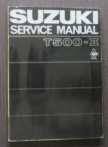 Originele Suzuki T500-II Service Manual 1969 - goede staat beschikbaar voor biedingen