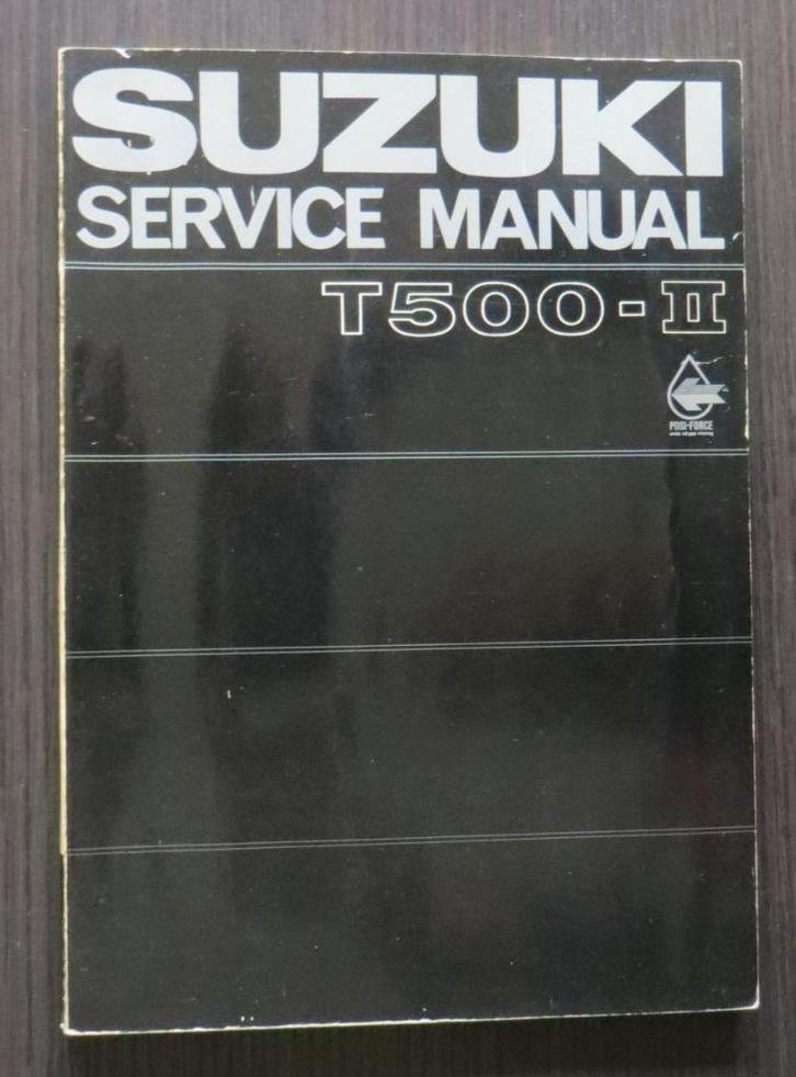 Originele Suzuki T500-II Service Manual 1969 - goede staat, Motoren, Handleidingen en Instructieboekjes, Suzuki, Verzenden