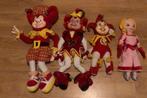 4 efteling knuffels poppen zgan, Ophalen, Zo goed als nieuw, Beeldje of Poppetje