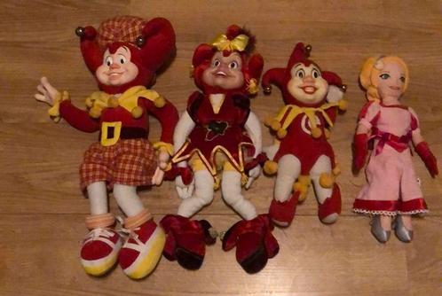 4 efteling knuffels poppen zgan, Verzamelen, Efteling, Zo goed als nieuw, Beeldje of Poppetje, Ophalen
