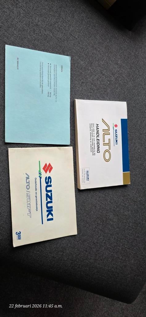 Suzuki Alto (1998) Onderhoudsboekjes - Nijmegen, Ophalen of Verzenden