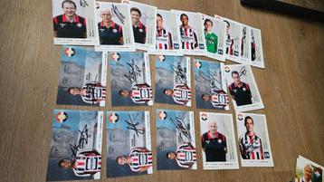 19 Spelerskaarten + originele handtekeningen Willem II beschikbaar voor biedingen