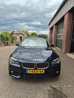BMW 530i Touring M-Sport, Blauw metallic met beige leer, Auto's, BMW, Automaat, Euro 5, Achterwielaandrijving, Beige