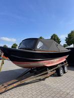 Stalen Werkboot, Nieuwe Motor & Tent, Ophalen, Staal, Binnenboordmotor, Diesel