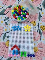 Insteekmozaiek met plaatje - Nette staat, Kinderen en Baby's, Speelgoed | Educatief en Creatief, Ophalen, Zo goed als nieuw, Puzzelen