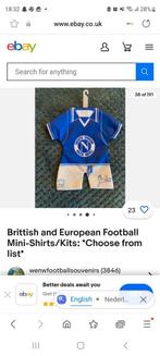 GEZOCHT: minidress Napoli, Barcelona, Nederlands elftal etc., Sport en Fitness, Voetbal, Ophalen of Verzenden, Zo goed als nieuw