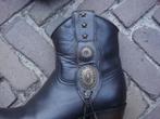 GRATIS VERZENDEN ZWART BRUINE SENDRA COWBOYLAARZEN 37, Verzenden, Zwart, Lage of Enkellaarzen, Zo goed als nieuw