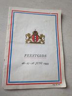 Feestgids bevrijding stad Amsterdam 1945, Ophalen of Verzenden, Gebruikt