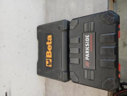LEGE Beta en Parkside koffer, Doe-het-zelf en Verbouw, Gereedschap | Machine-onderdelen en Toebehoren, Gebruikt, Ophalen