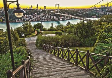 Bosporus fotobehang, behang Stad, op maat, *Fotobehang4you beschikbaar voor biedingen