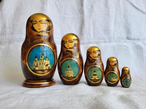 Matroesjka, baboesjka 5 delig, Antiek en Kunst, Kunst | Overige Kunst, Ophalen of Verzenden