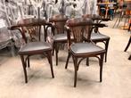 Cafe bar bistro thonet stoelen retro vintage klassiek, Ophalen of Verzenden, Zo goed als nieuw, Zwart, Vijf, Zes of meer stoelen
