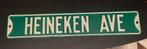 Heineken emaille bord, Verzamelen, Ophalen, Gebruikt, Reclamebord, Plaat of Schild, Heineken