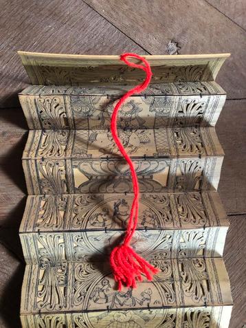 Antiek Palmblad Manuscript, India ca. 1900 nr 2 beschikbaar voor biedingen