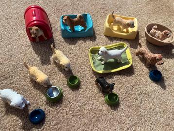 Schleich hondjes diverse sets beschikbaar voor biedingen