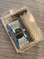 Vintage Gillette Scheermes FT Rocket set safety razor, Ophalen of Verzenden, Gebruikt, Overige typen