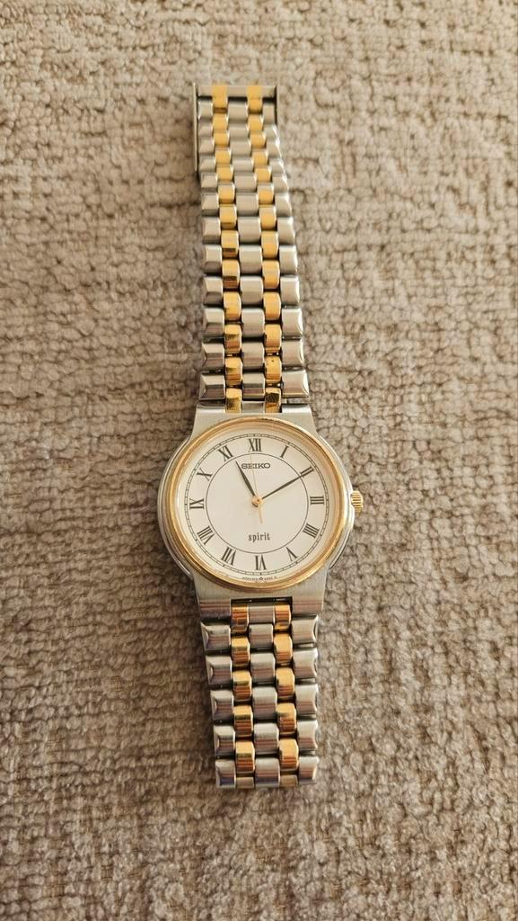Seiko Spirit 5P31-6A50 - Bicolor herenhorloge in topstaat!, Sieraden, Tassen en Uiterlijk, Horloges | Antiek, Polshorloge, Seiko
