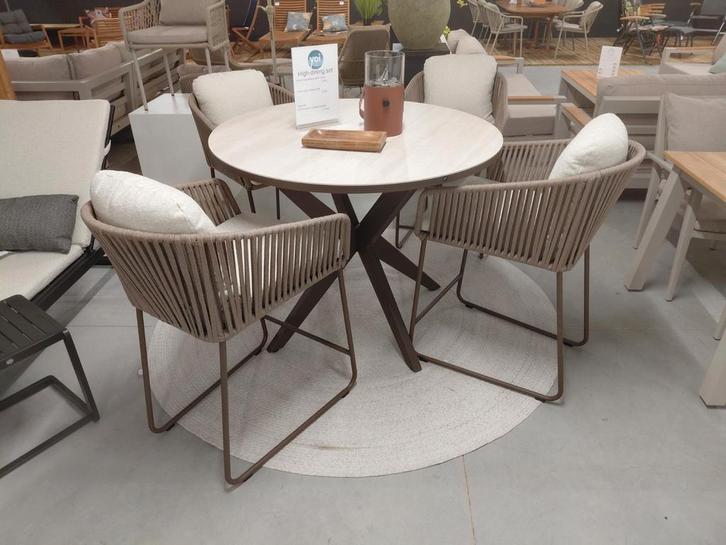 YOI High Dining Set - Nieuw met Garantie!, Tuin en Terras, Tuinsets en Loungesets, Ophalen of Verzenden