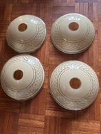 Koepelvormige midcentury glazen lamp schalen vintage, Antiek en Kunst, Ophalen of Verzenden