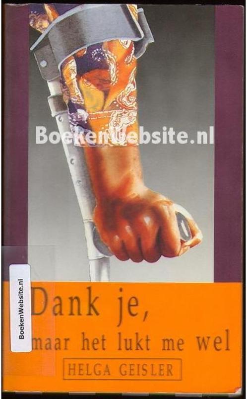 bw2-geisler-dank je, maar het lukt me wel-goede staat, Boeken, Biografieën, Zo goed als nieuw, Ophalen of Verzenden