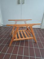 Midcentury vintage salontafel met tijdschriften onderplankje, Huis en Inrichting, Tafels | Salontafels, Ophalen, Minder dan 50 cm