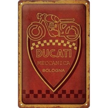 Ducati Meccanica Bologna relief reclamebord van metaal deco beschikbaar voor biedingen