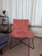 Fauteuil stoel velvet roze, Huis en Inrichting, Stoelen, Ophalen of Verzenden, Zo goed als nieuw