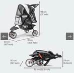 Innopet All Terrain - Hondenbuggy - Zwart/Zilver nieuw, Ophalen of Verzenden, Nieuw