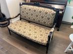 Vintage antiek houten bankje, Ophalen, Gebruikt, Tweepersoons, Minder dan 150 cm